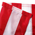 American flag fly end